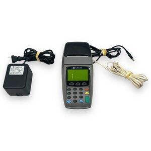 Ingenico Elite 710 E710‎ Digital Credit Card Terminal & Power Adapter FOR PARTS